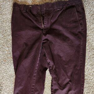 Plum chinos